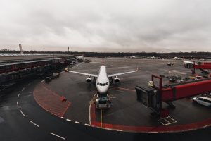 Airplane on runway