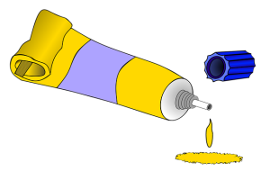 Aircraft gasket adhesive