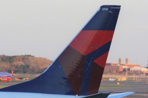 Airplane tail fin
