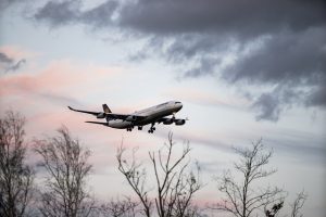 Airplane in cold weather