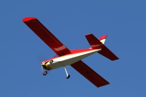 Airplane flying