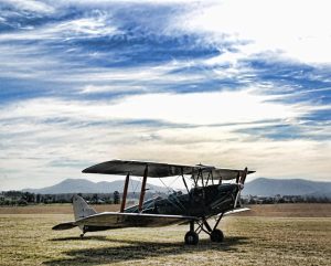 Propeller airplane