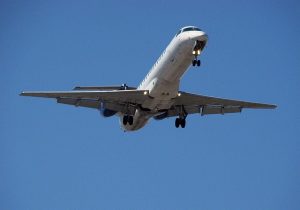 Airplane landing