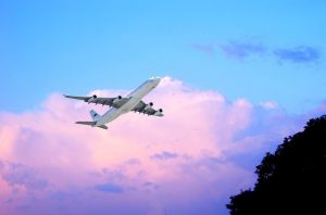Airplane taking off