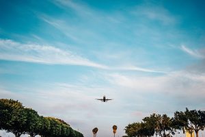 Airplane taking off